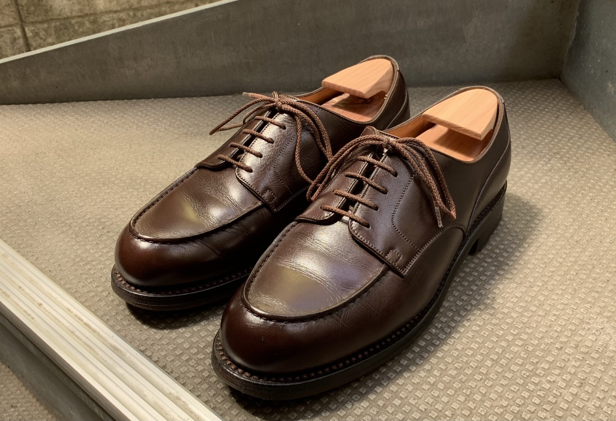 J.M.WESTON 588 ネイビー7/D箱袋付 jmウエストン - ファッション